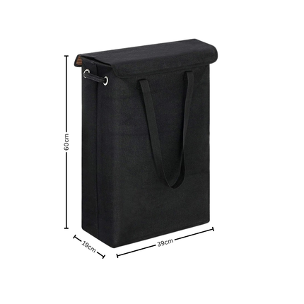 FoldPro Tall Laundry Hamper – Foldable Waterproof Clothes Basket with Handles