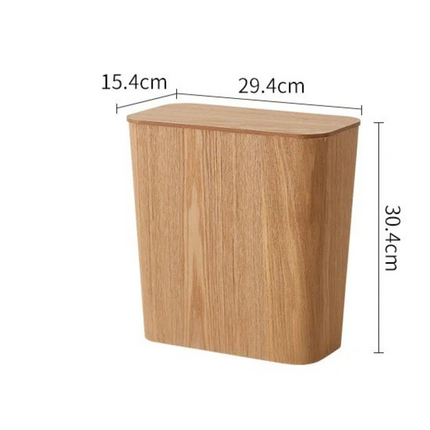 Scandi Curve Tall Waste Bin