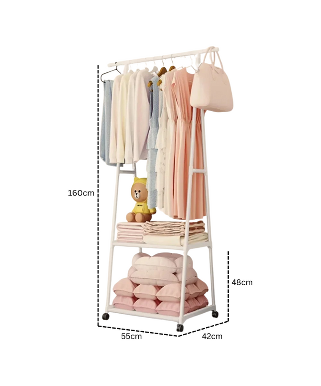 GlideRack Mobile Clothes Rack