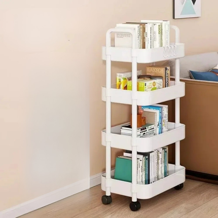 RollAway Multi-Tier Mobile Storage Rack