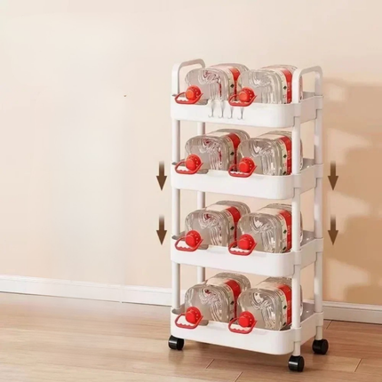 RollAway Multi-Tier Mobile Storage Rack