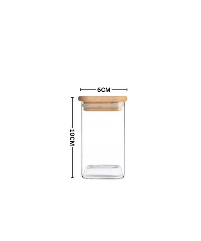 EcoView Mini Glass Kitchen Jars