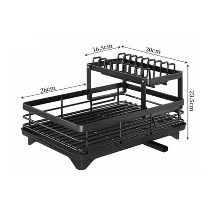 RackMate Double-Layer Dish Drying Rack