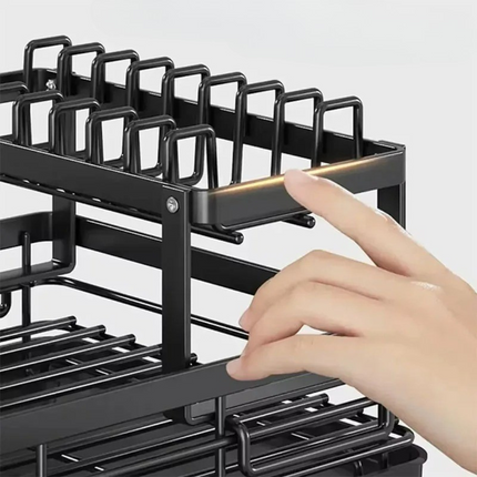 RackMate Double-Layer Dish Drying Rack