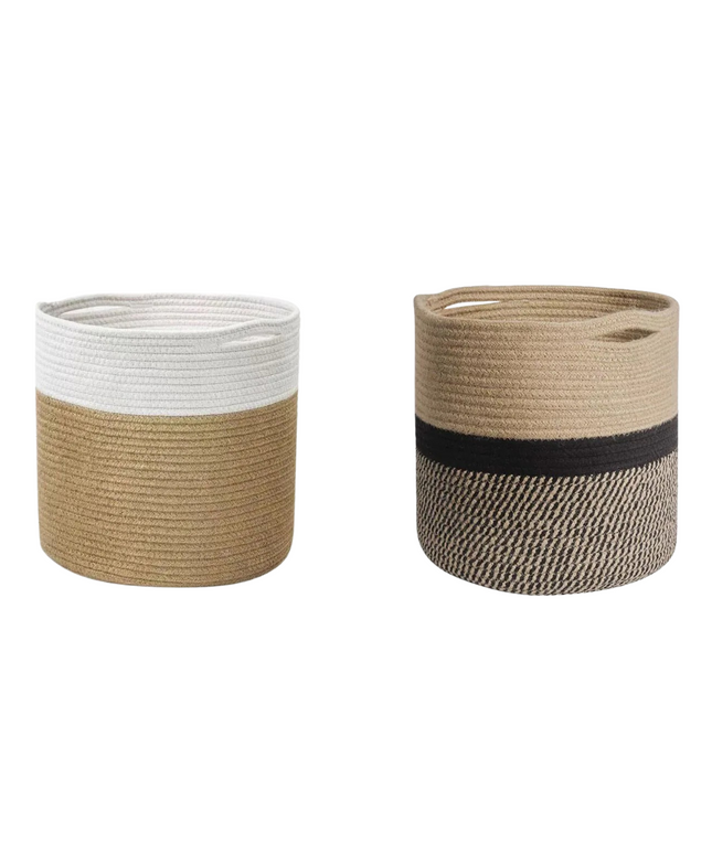 Cotton Woven Basket | Kooksy